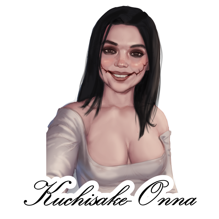 Monster Girl Thirst Trap Series - Kuchisake-Onna Sticker