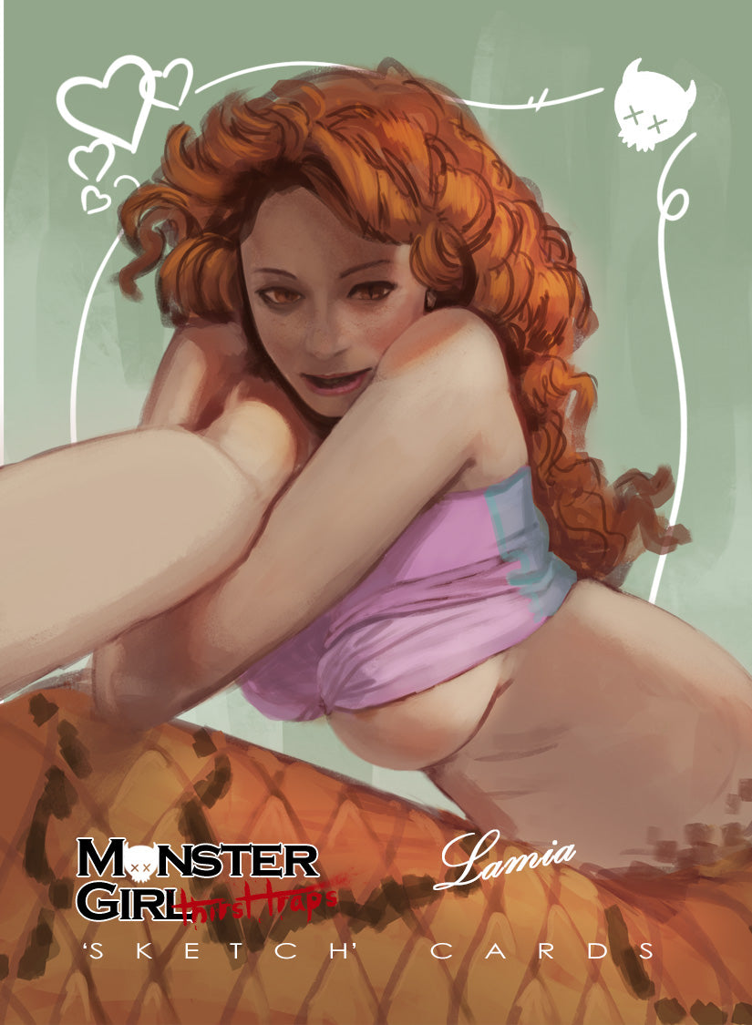 Monster Girl Thirst Trap Art Trading Cards FULL SET