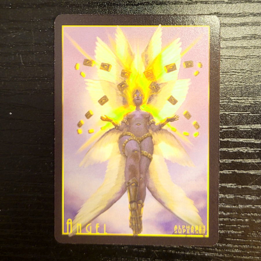 Beauty & Dread ANGEL (Alphabet Superset) Art Trading Card
