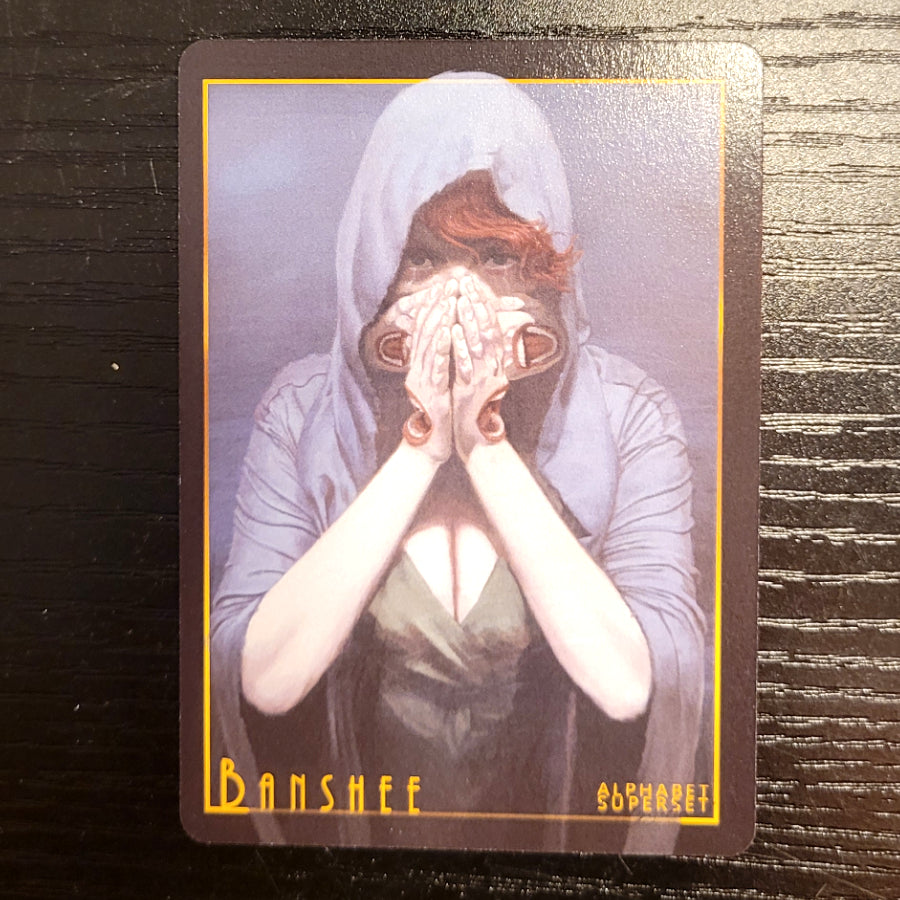 Beauty & Dread BANSHEE (Alphabet Superset) Art Trading Card