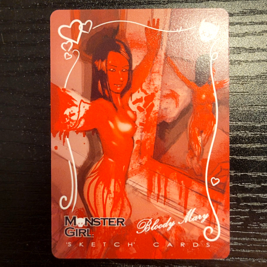 Monster Girl Thirst Trap Series - Bloody Mary Art Trading Card
