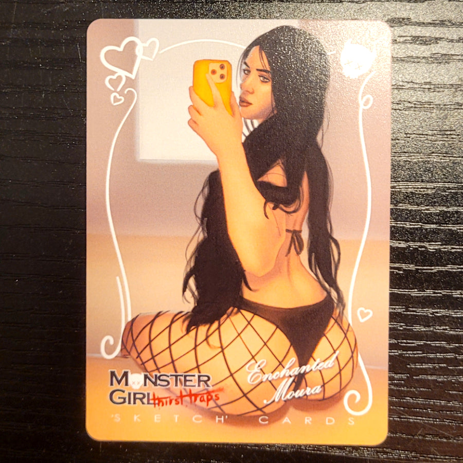 Monster Girl Thirst Trap Series - Enchanted Moura Art Trading Card