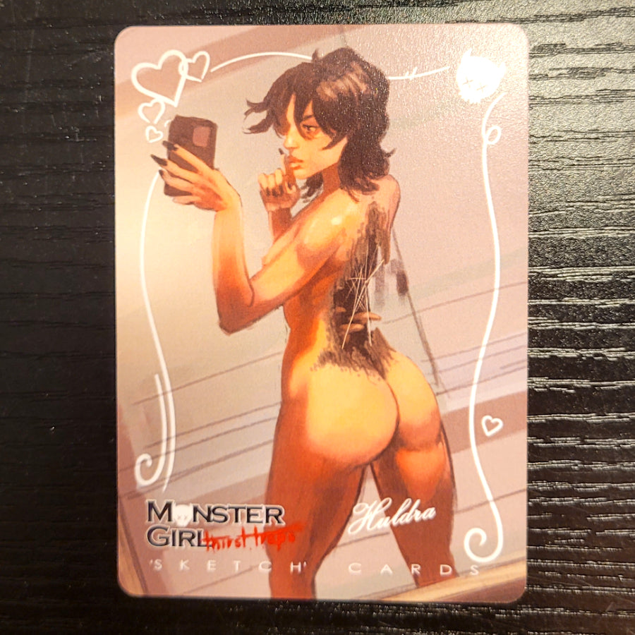 Monster Girl Thirst Trap Series - Huldra Art Trading Card