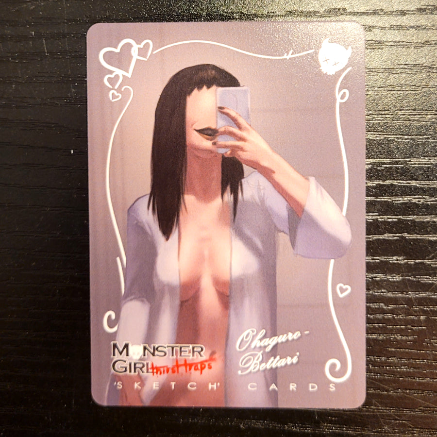 Monster Girl Thirst Trap Series - Ohaguro-Bettari Art Trading Card
