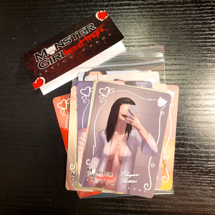 Monster Girl Thirst Trap Series - Ohaguro-Bettari Art Trading Card