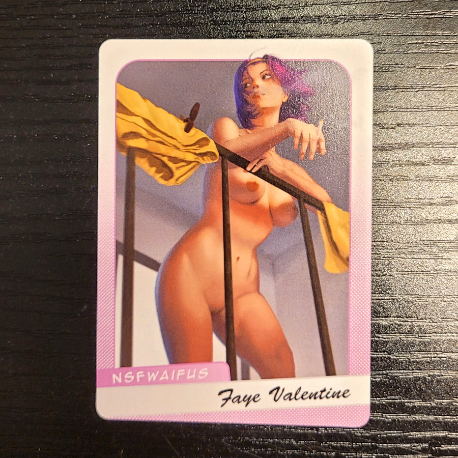 NSFWaifus FAYE VALENTINE Art Trading Card