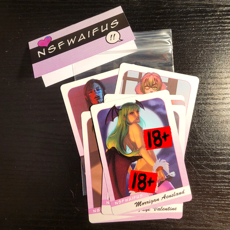NSFWaifus MORRIGAN Art Trading Card