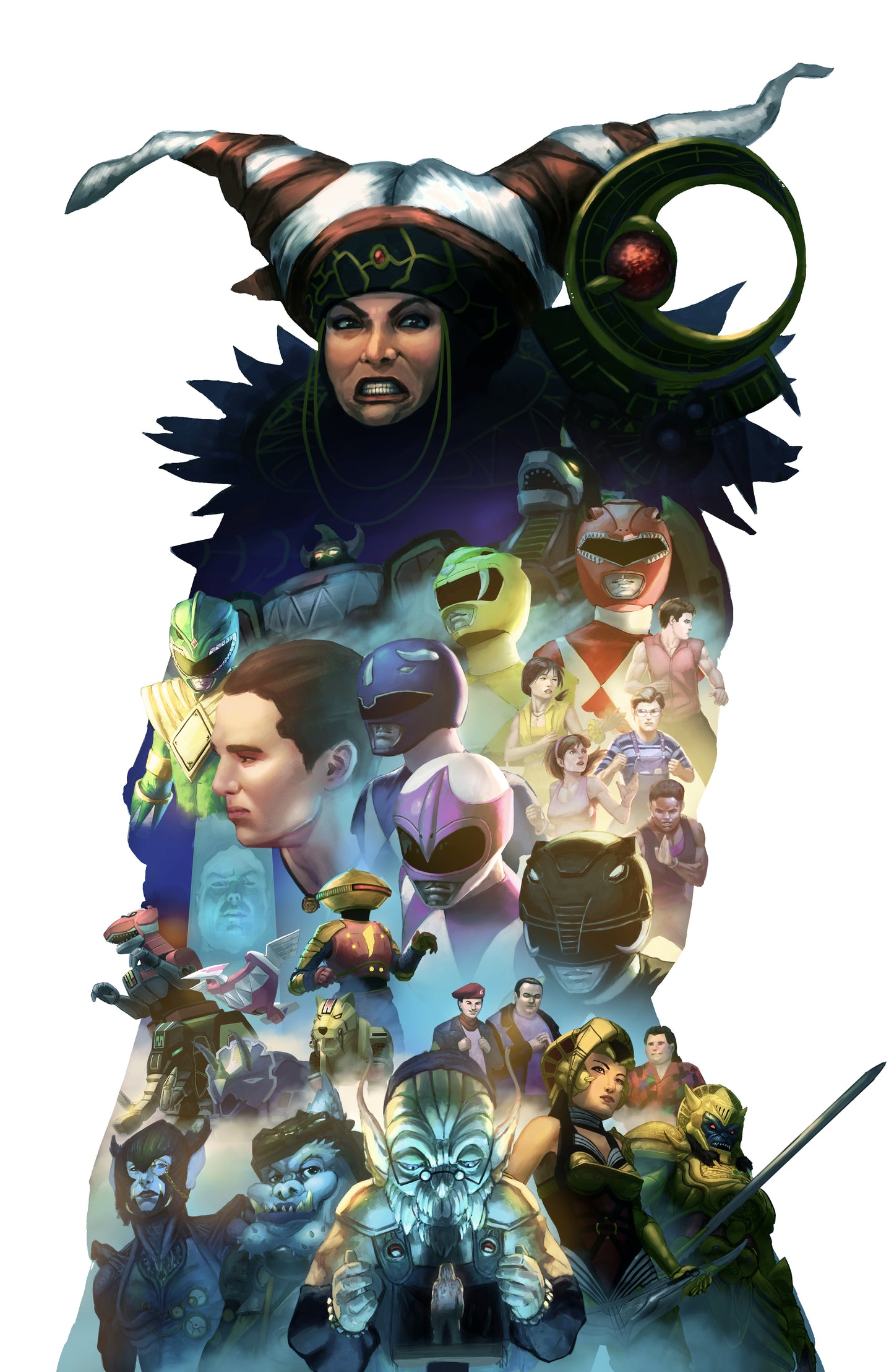 PR01 - Mighty Morphin Power Rangers: Season 1 Art Print (11x17)