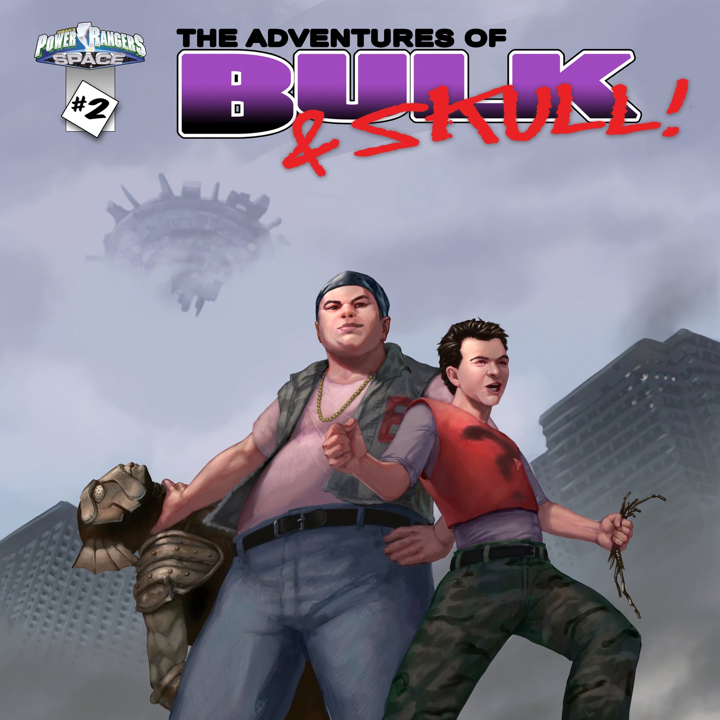 PR06 - The Adventures of Bulk and Skull Comic Book Cover (In Space) 11x17 Art Print