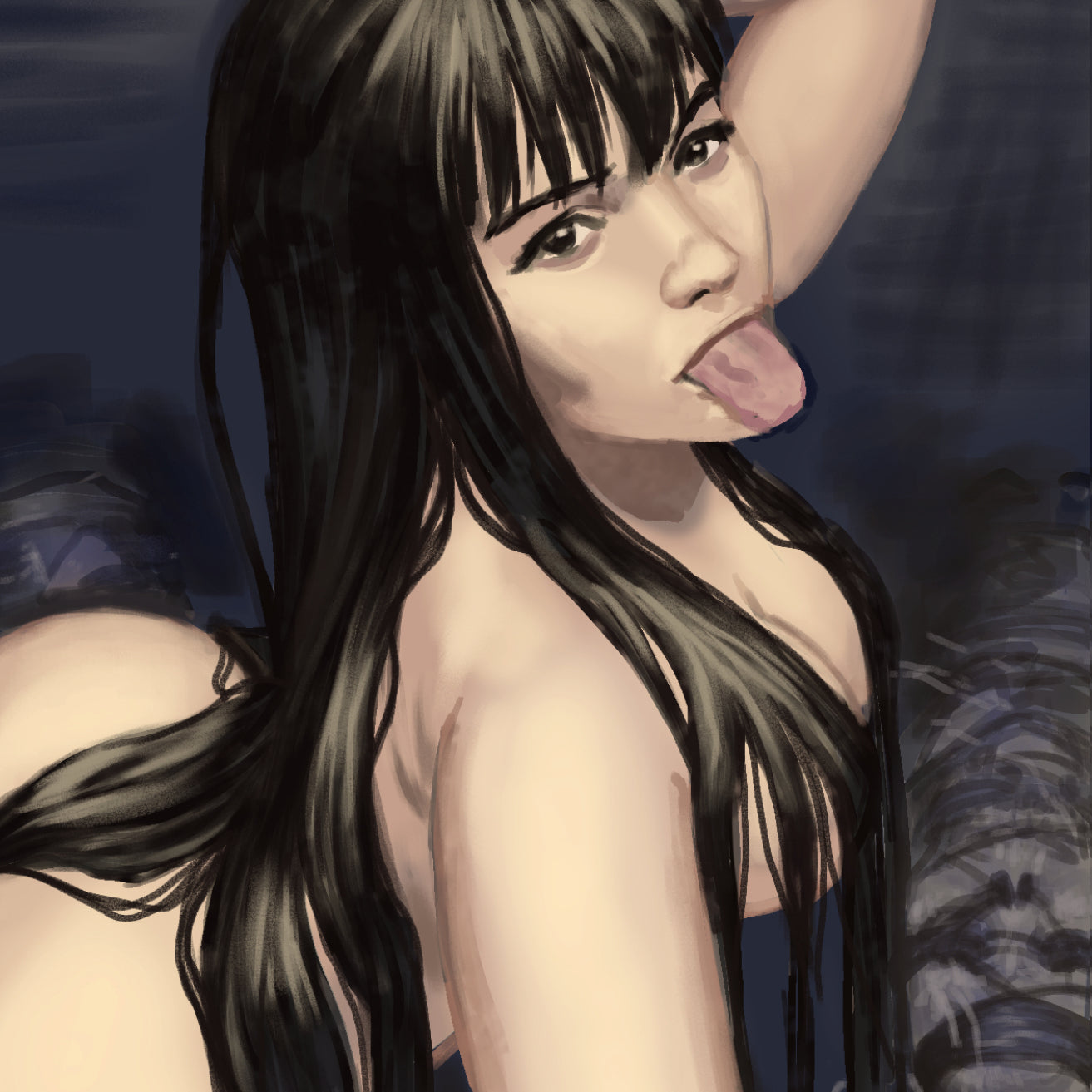 Monster Girl Thirst Trap Series - Rusalka 5x7 Art Print