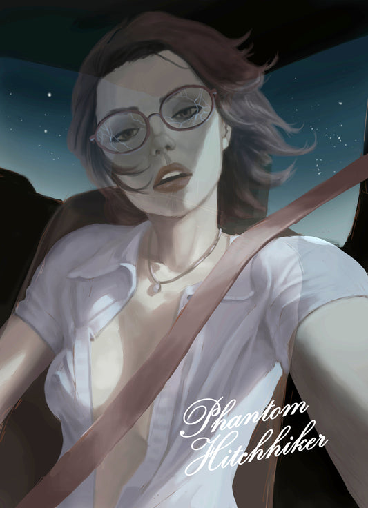 Monster Girl Thirst Trap Series - Phantom Hitchhiker 5x7 Art Print