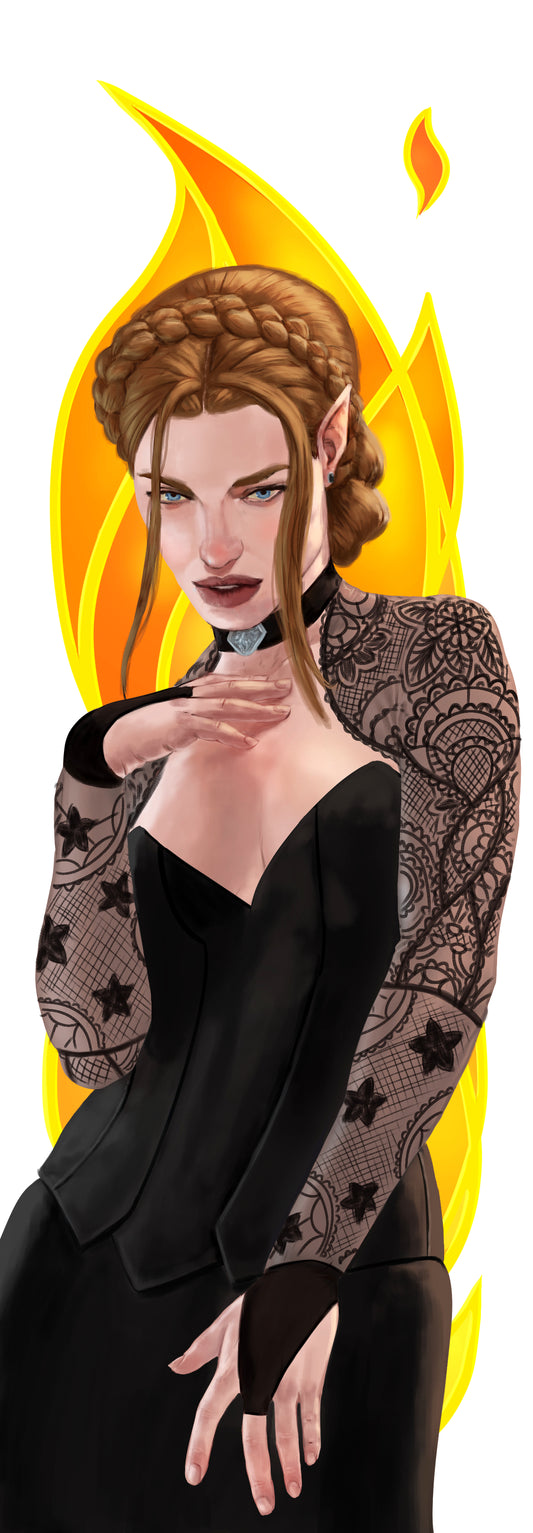 ACOTAR Nesta Bookmark SFW