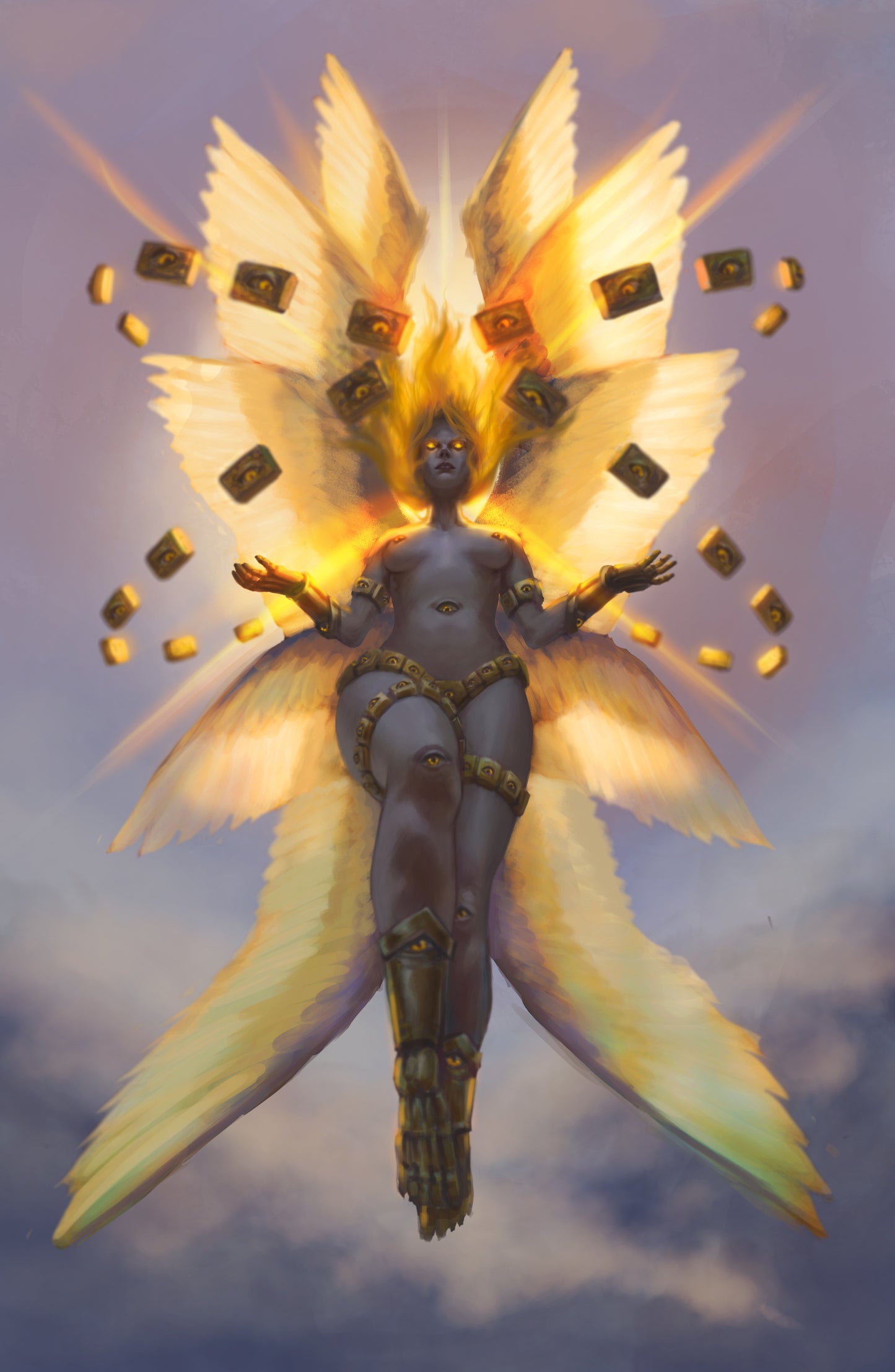 Beauty & Dread ANGEL (Alphabet Superset) 11x17 Art Print