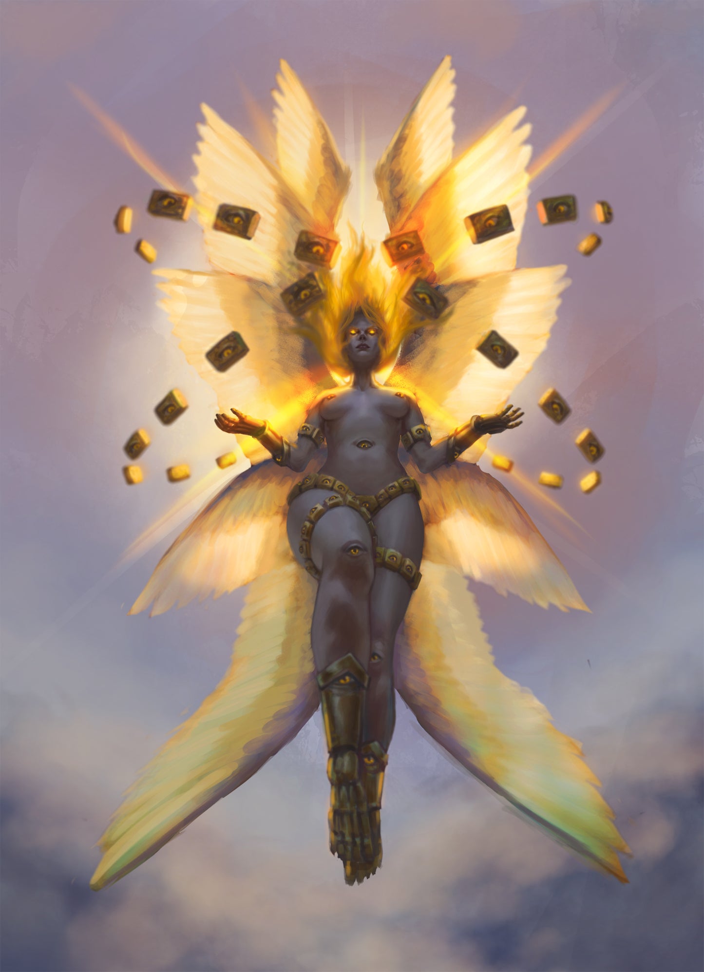Beauty & Dread ANGEL (Alphabet Superset) 5x7 Art Print