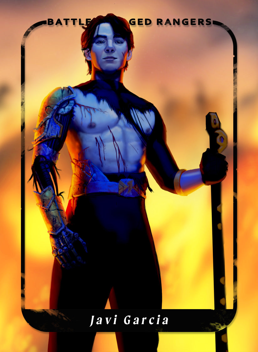 PR00 - Battle Ravaged Rangers Art Trading Cards FULL SET