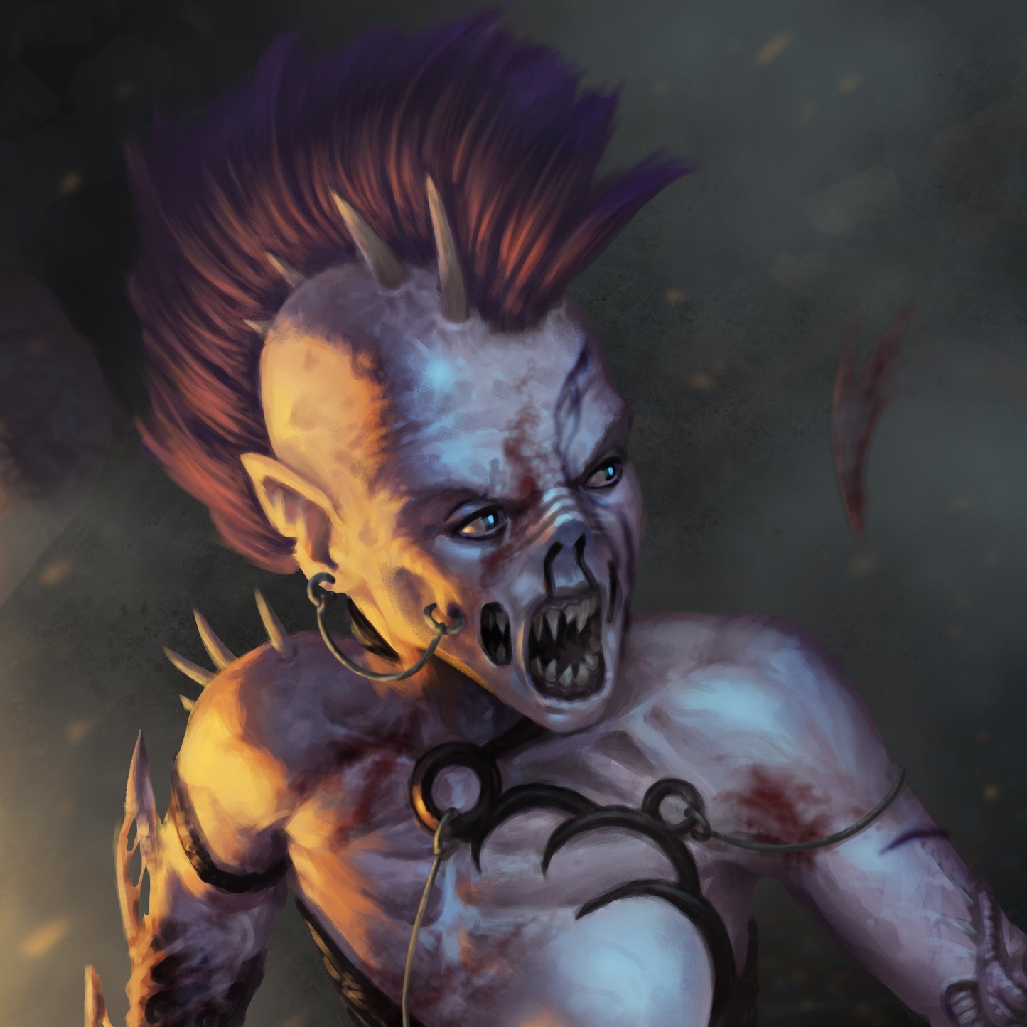 Beauty & Dread DAEMONETTE (Alphabet Superset) Art Trading Card