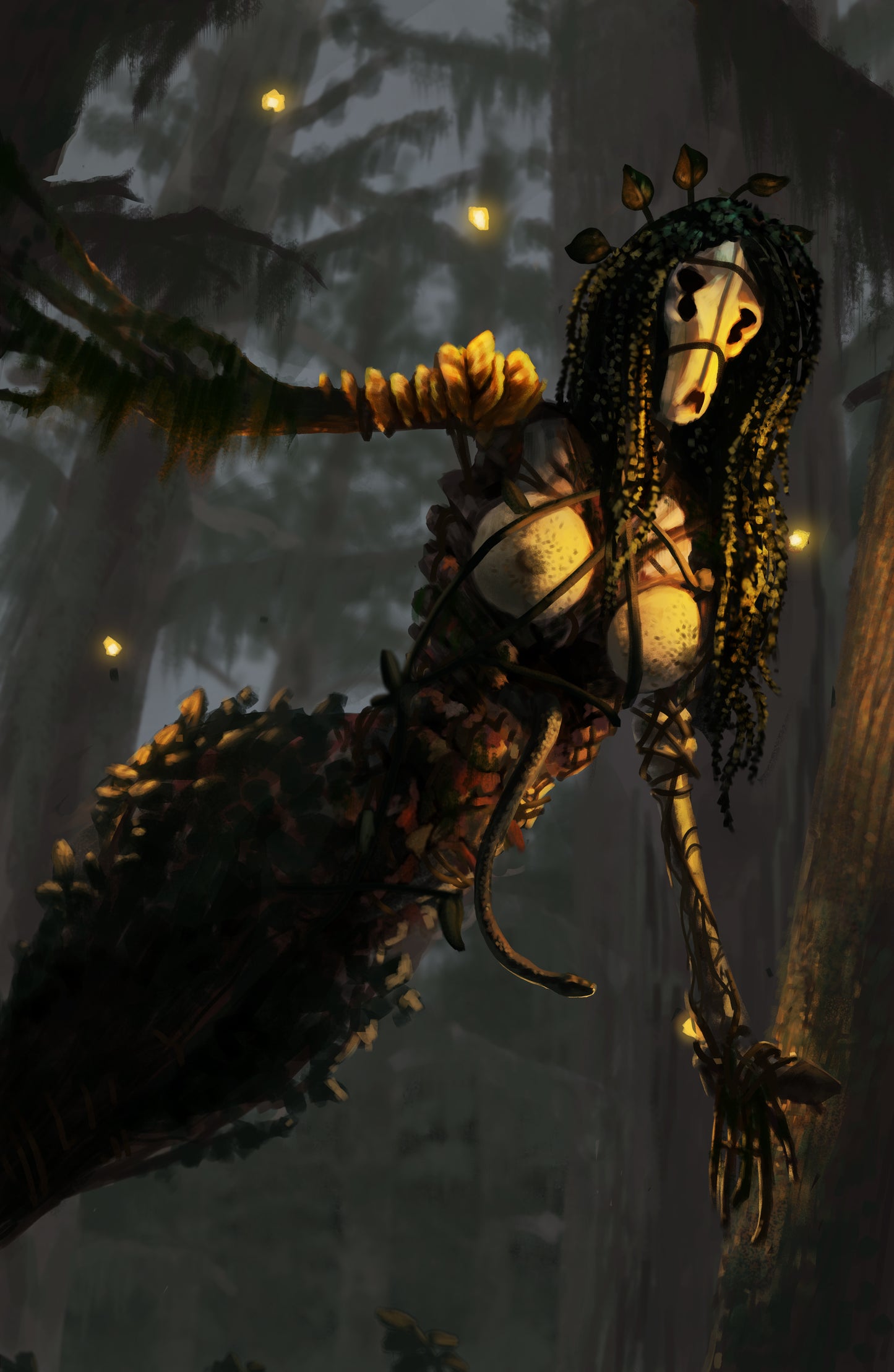Beauty & Dread EARTH ELEMENTAL (Alphabet Superset) 11x17 Art Print