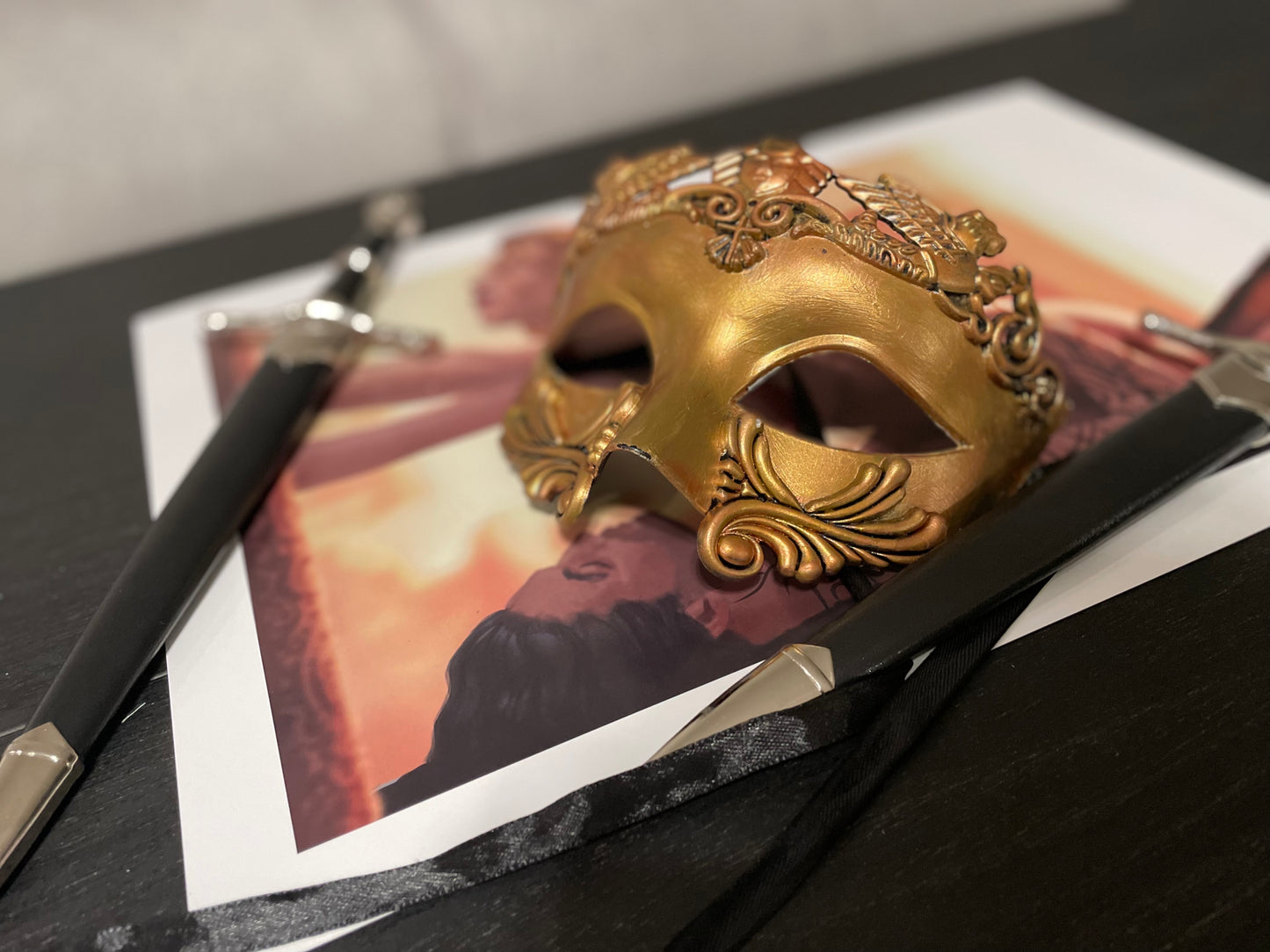 ACOTAR Art Print - Nesta and Cassian (feat. the headboard)