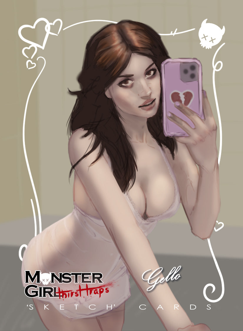 Monster Girl Thirst Trap Art Trading Cards FULL SET