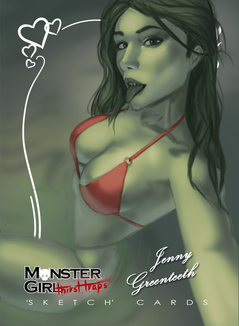 Monster Girl Thirst Trap Art Trading Cards FULL SET