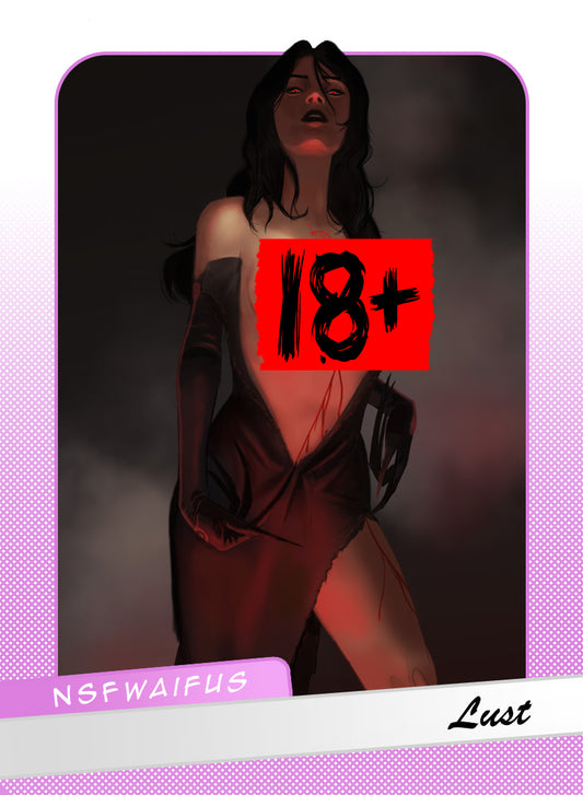 NSFWaifus LUST Art Trading Card