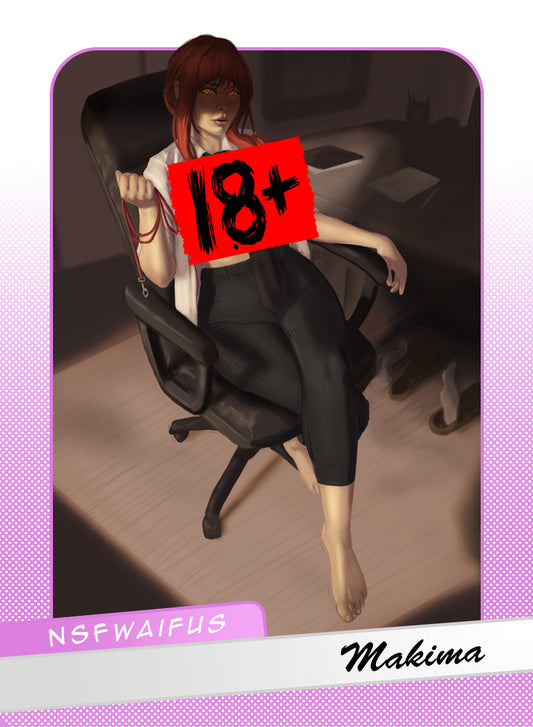 NSFWaifus MAKIMA Art Trading Card