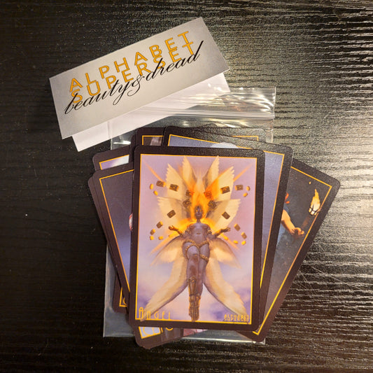 Beauty & Dread ANGEL (Alphabet Superset) Art Trading Card