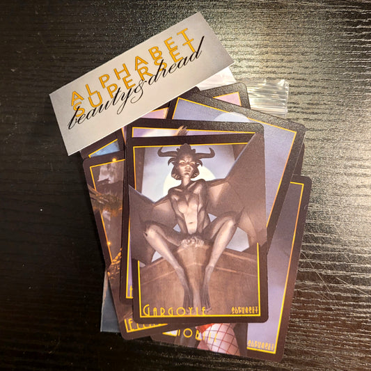 Beauty & Dread GARGOYLE (Alphabet Superset) Art Trading Card