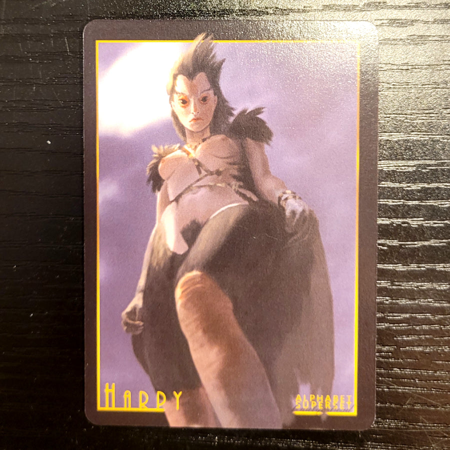 Beauty & Dread HARPY (Alphabet Superset) Art Trading Card