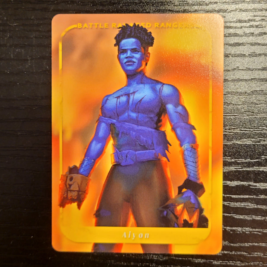 PR30 - Battle Damaged Aiyon (Cosmic Fury Gold) Art Trading Card