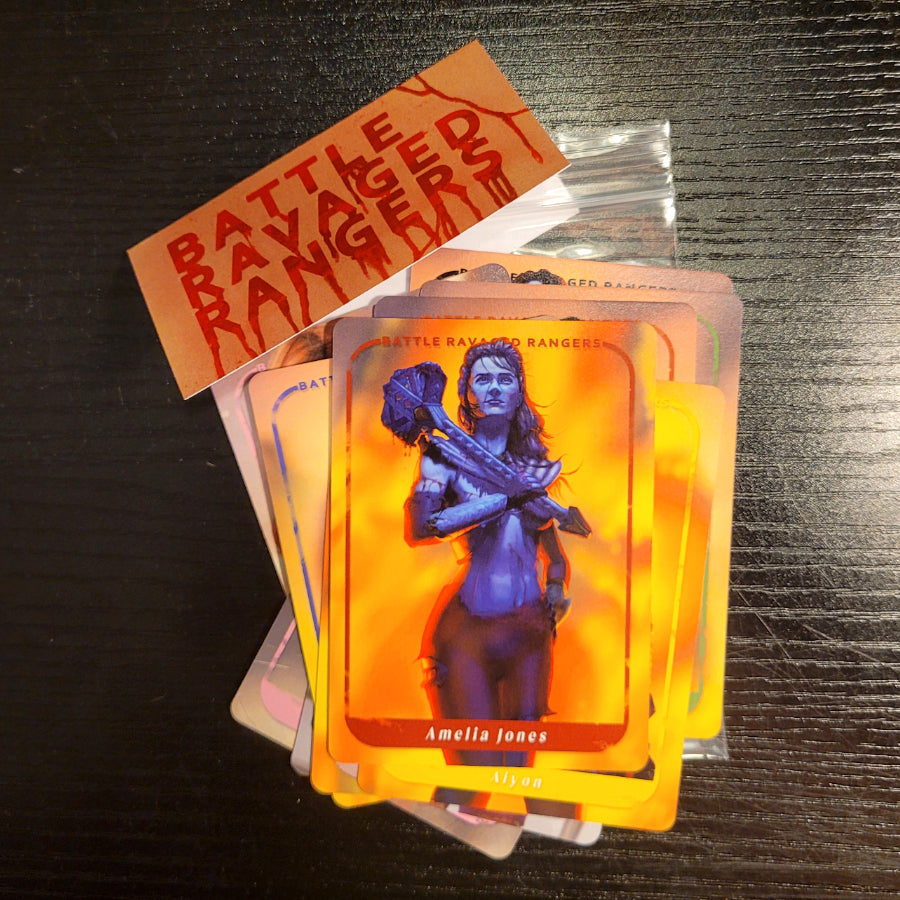 PR30 - Battle Damaged Amelia (Cosmic Fury Red) Art Trading Card