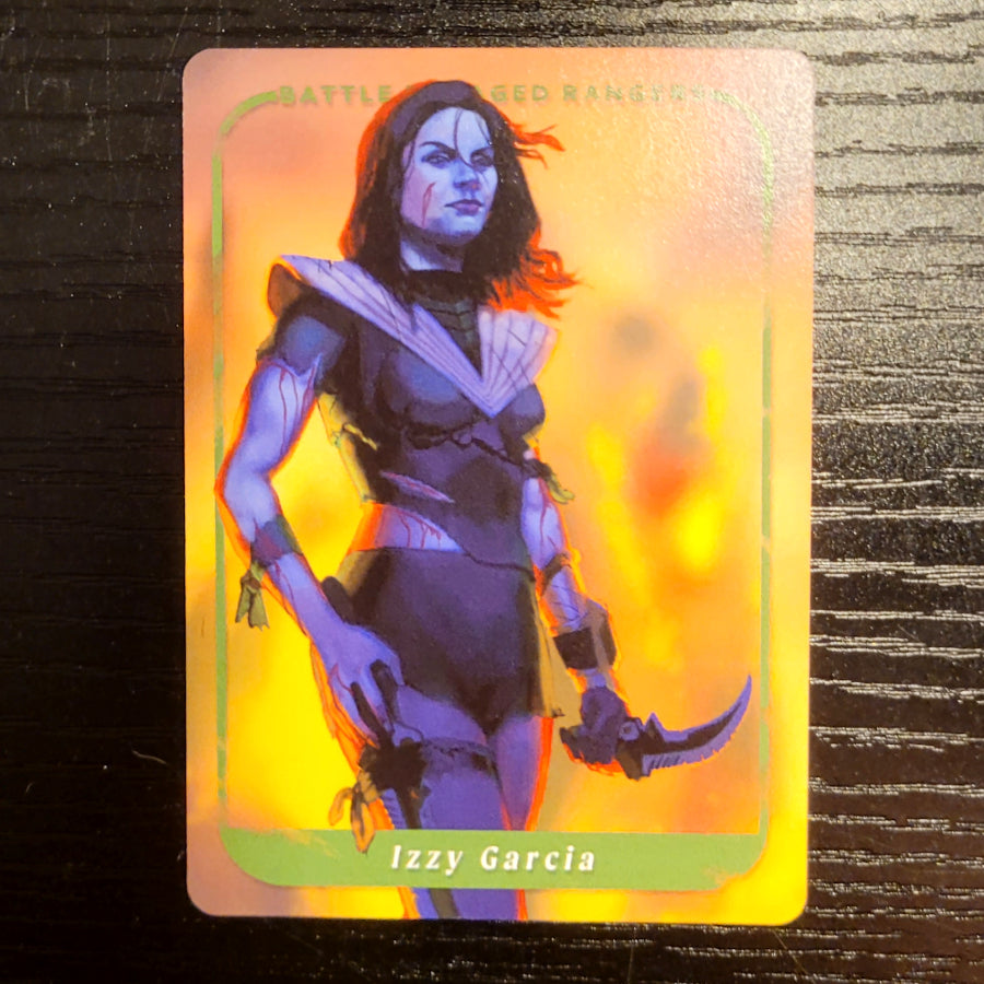 PR30 - Battle Damaged Izzy (Cosmic Fury Green) Art Trading Card