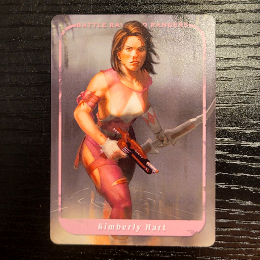 PR01 - Battle Damaged Kimberly (MMPR Pink) Art Trading Card
