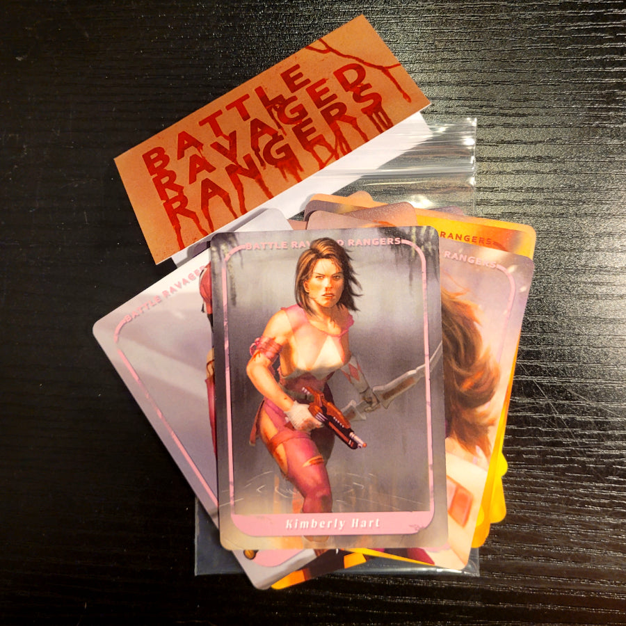 PR01 - Battle Damaged Kimberly (MMPR Pink) Art Trading Card