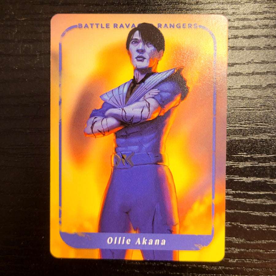 PR30 - Battle Damaged Ollie (Cosmic Fury Blue) Art Trading Card