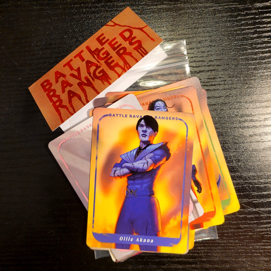 PR30 - Battle Damaged Ollie (Cosmic Fury Blue) Art Trading Card