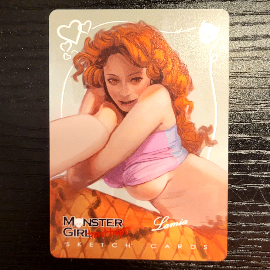 Monster Girl Thirst Trap Series - Lamia Art Trading Card
