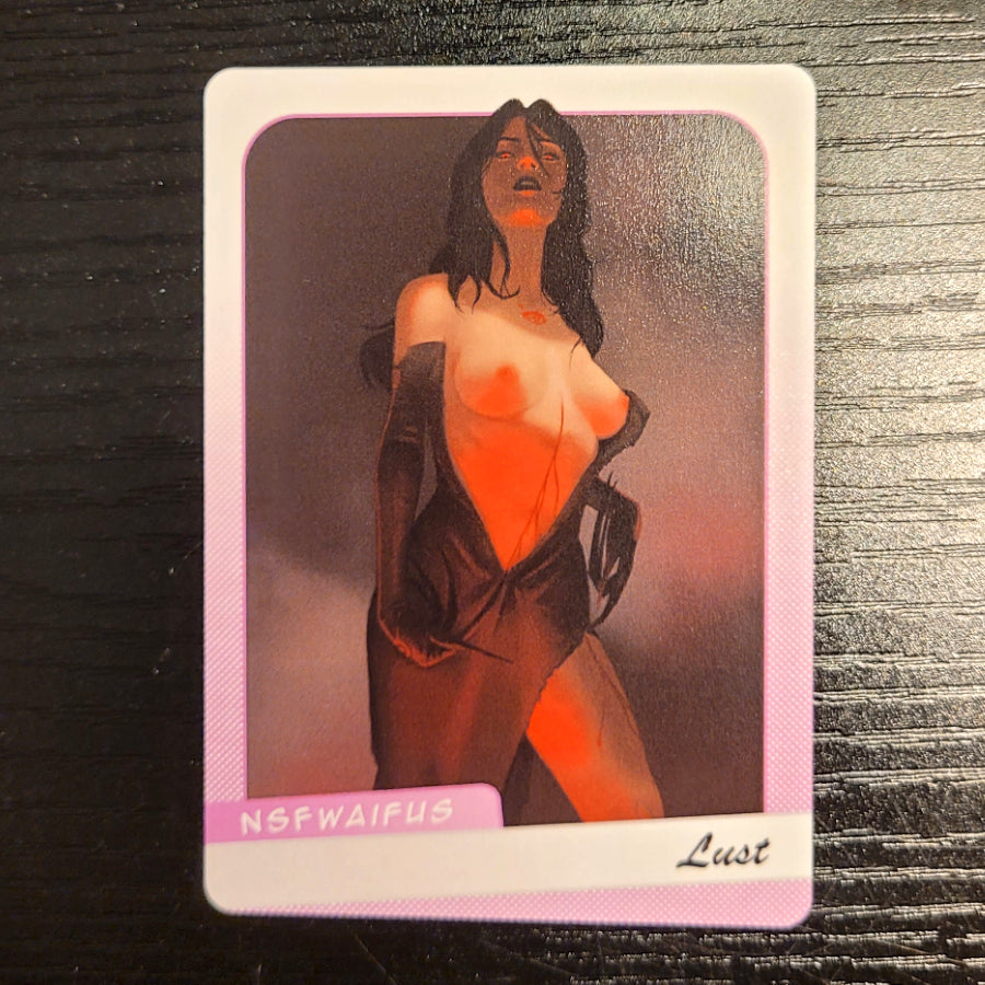 NSFWaifus LUST Art Trading Card