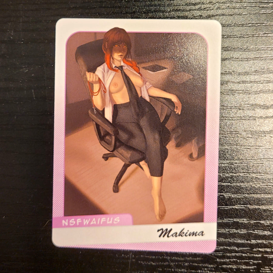 NSFWaifus MAKIMA Art Trading Card