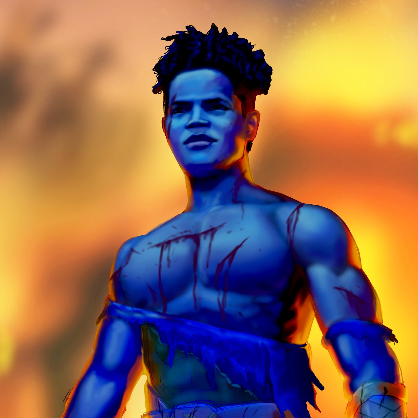 PR30 - Battle Damaged Aiyon (Cosmic Fury Gold) Art Trading Card
