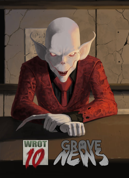 GRAVE NEWS Anchor 5x7 Art Print