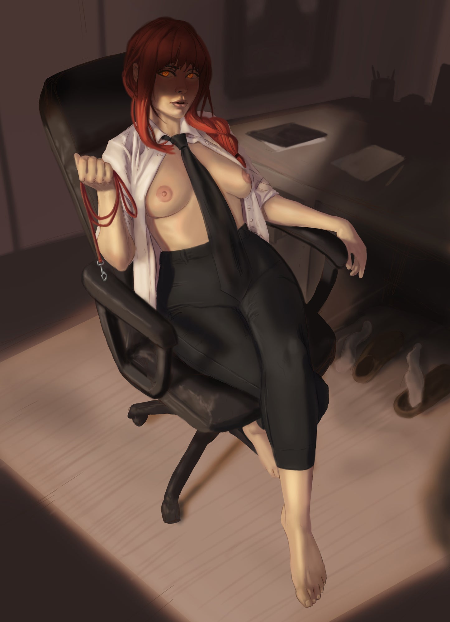 NSFWaifus MAKIMA 5x7 Art Print
