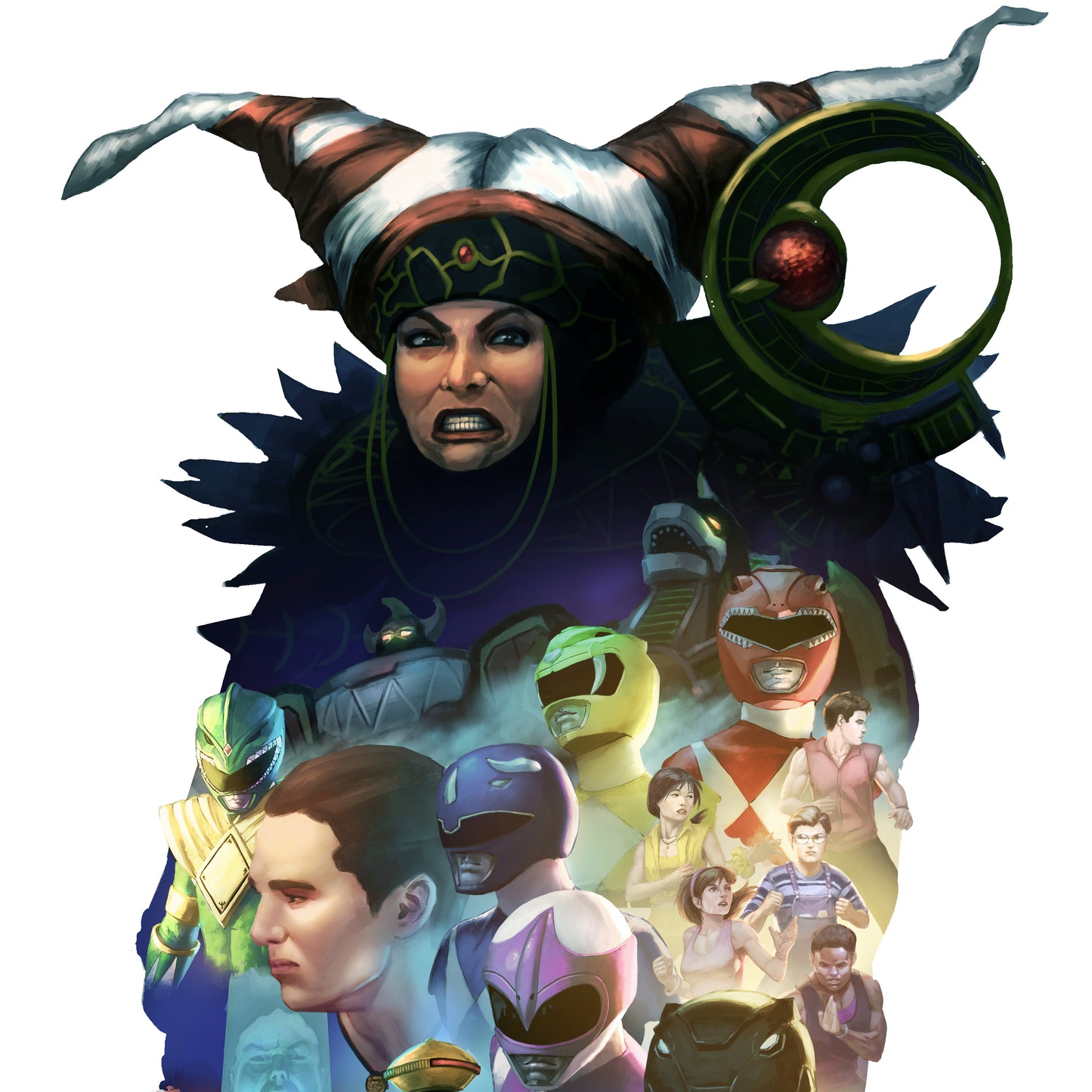 PR01 - Mighty Morphin Power Rangers: Season 1 Art Print (11x17)