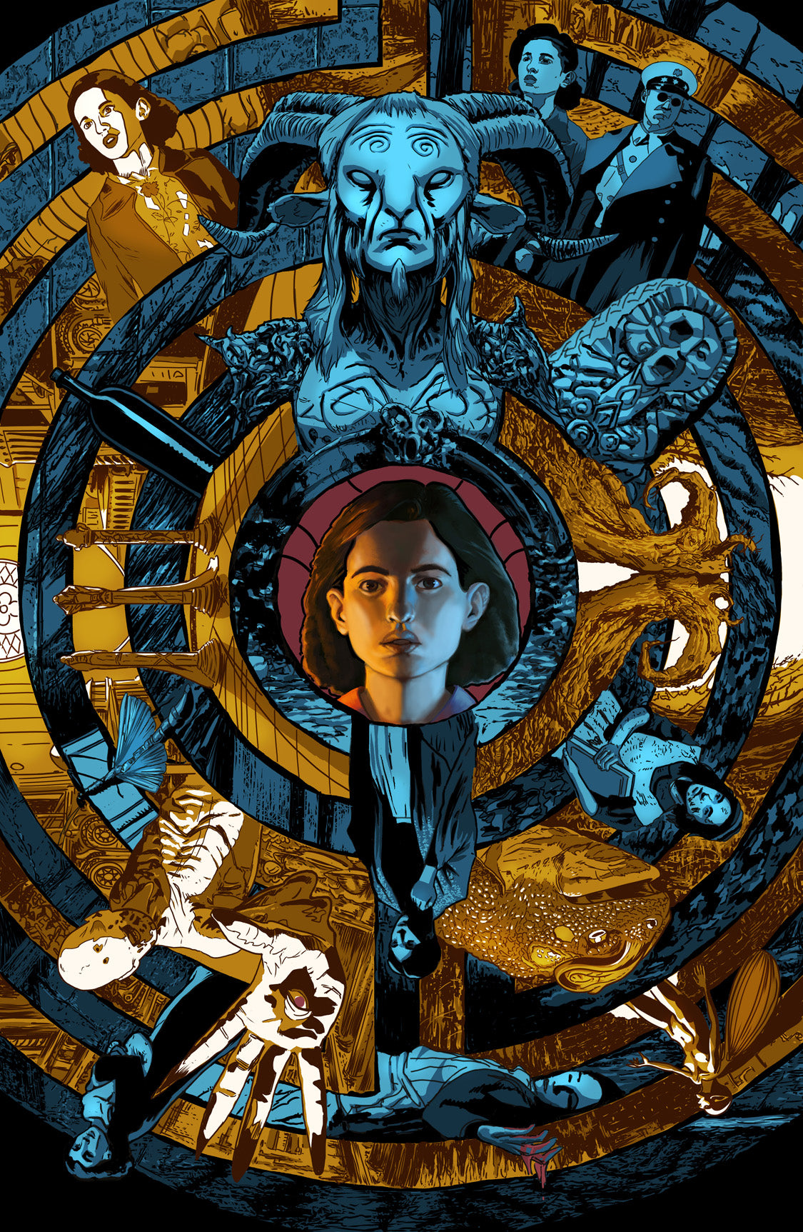Movie Poster - Pan's Labyrinth 11x17 Art Print