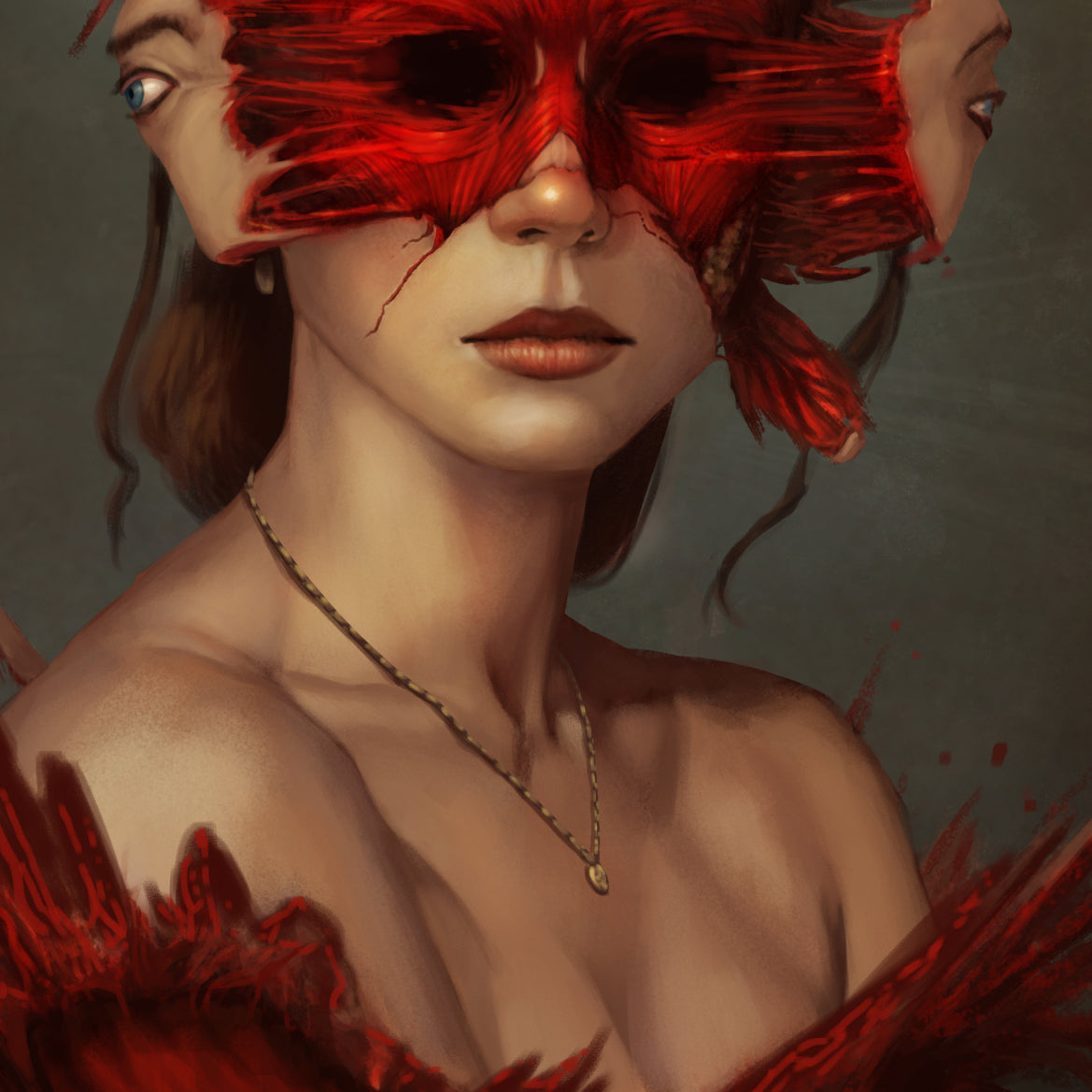 Flaying Lady 5x7 Art Print