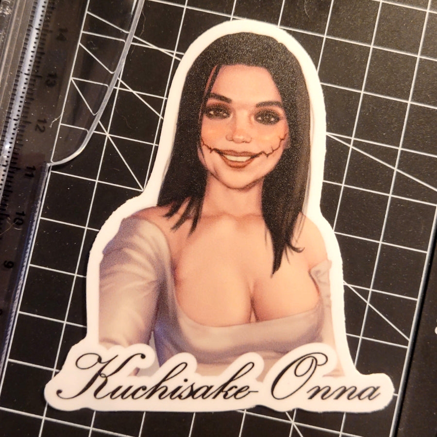 Monster Girl Thirst Trap Series - Kuchisake-Onna Sticker
