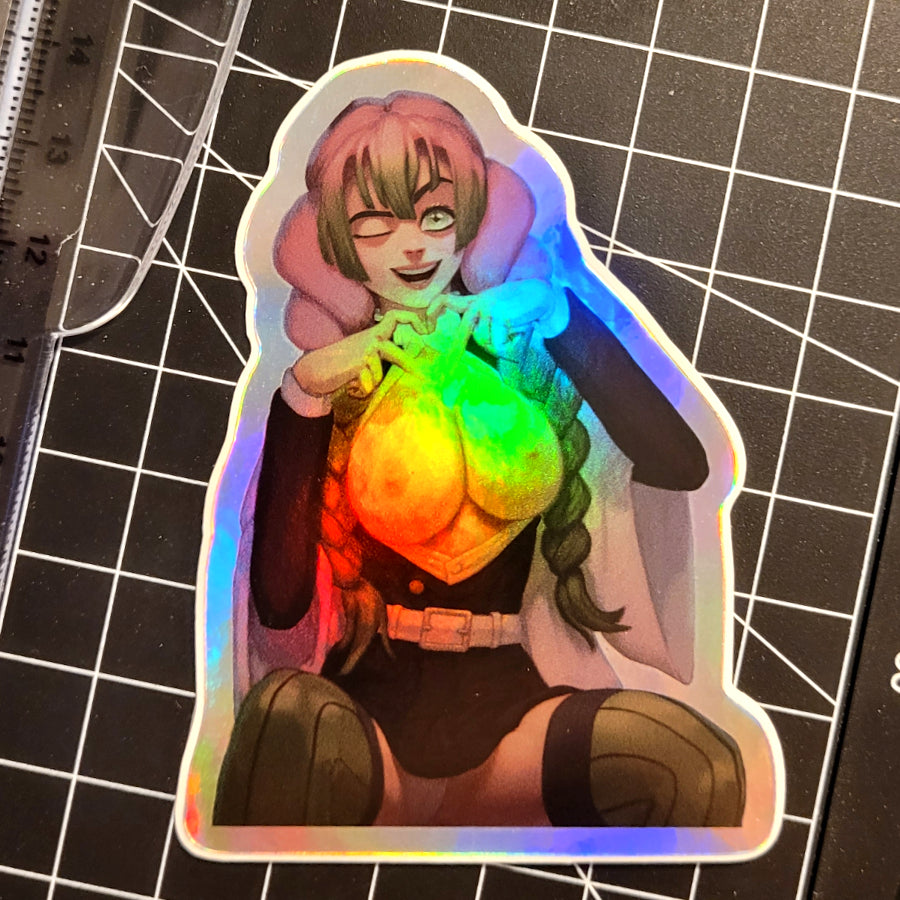 NSFWaifus MITSURI KANROJI FOIL Sticker